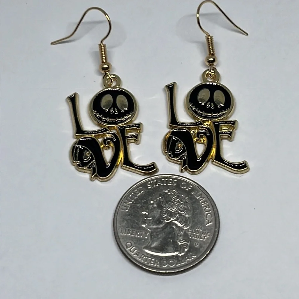 Earrings Love Goth‎ Gothic Halloween
